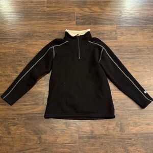 Kuhl Men's Black Quarter-Zip Sweater